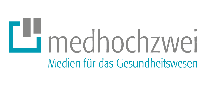 Logo des medhochzwei Verlags, Kooperationspartner des MBA Health Care Managements der Campus-Akademie der Universität Bayreuth