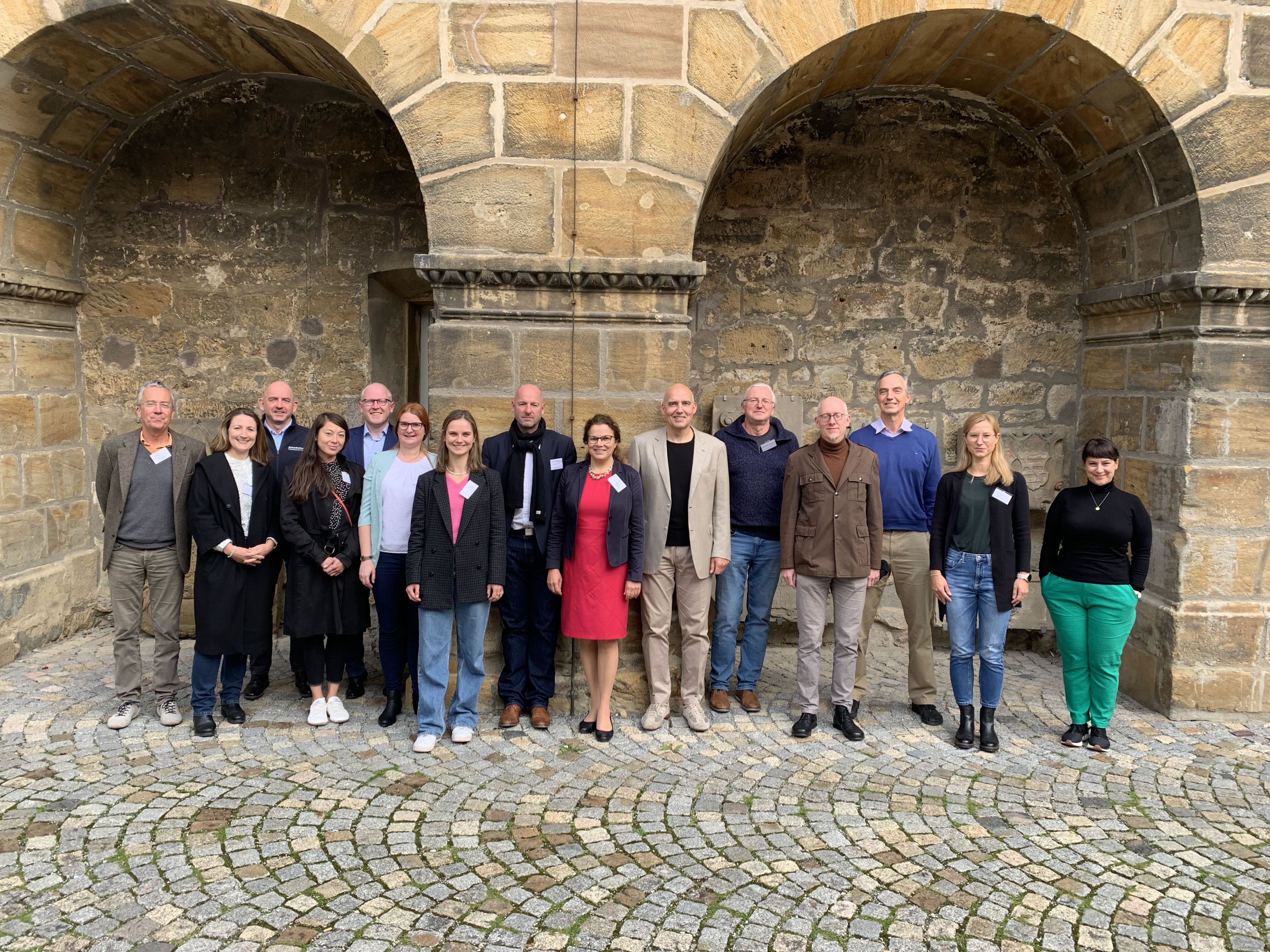Die Dozierenden des M.A. Umwelt, Klima und Gesundheit auf der Klausurtagung im Schloss Thurnau