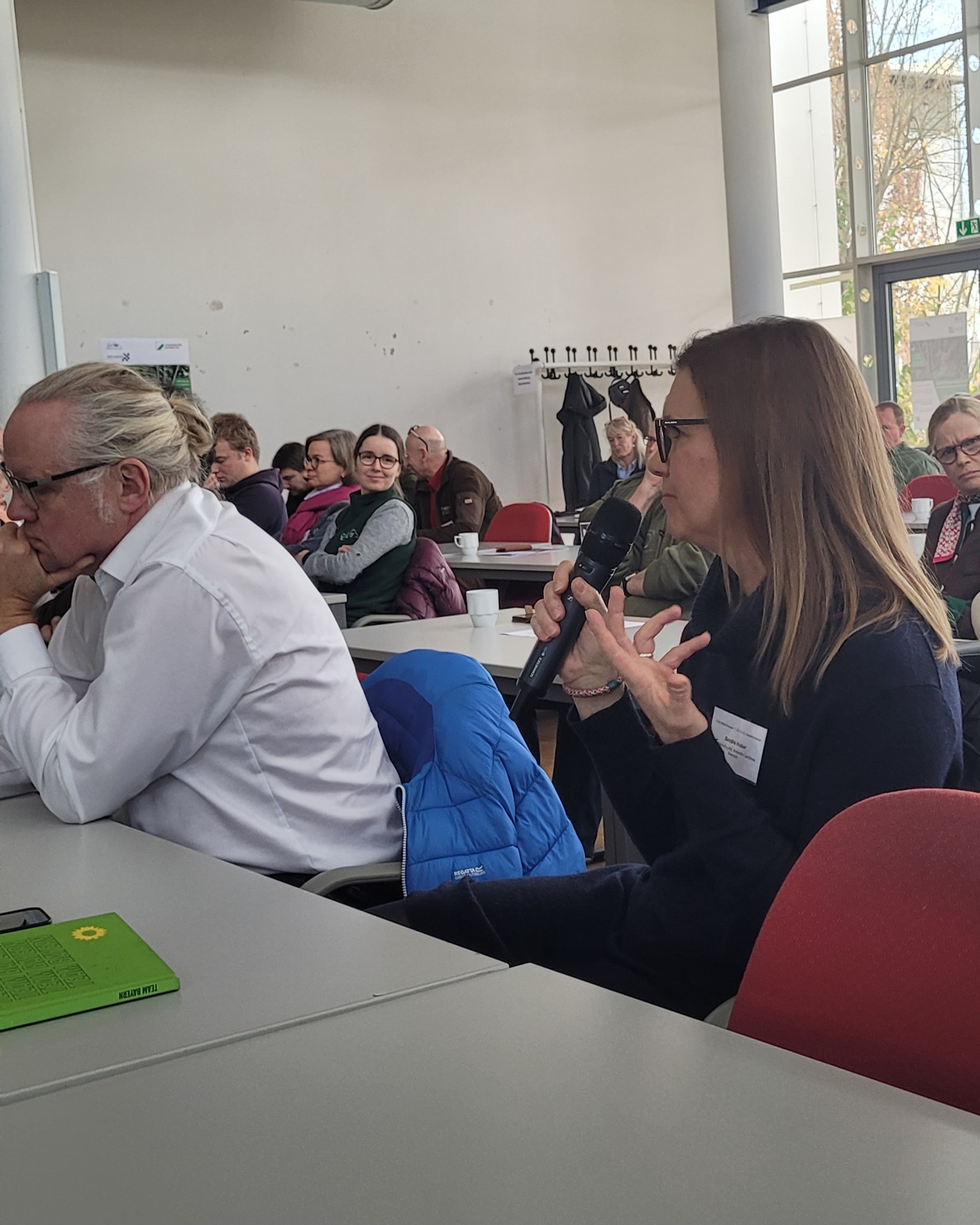 Nachfrage aus dem Publikum, Mikrofon