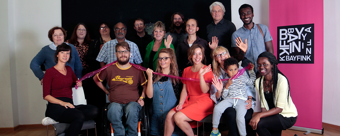 Gruppenfoto der Teilnehmenden vom Zertifikatskurs Inklusive Kultureinrichtungen 2019 der Campus-Akademie der Universität Bayreuth