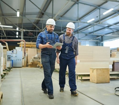 Die Fabrik der Zukunft enthält viele digitale Elemente